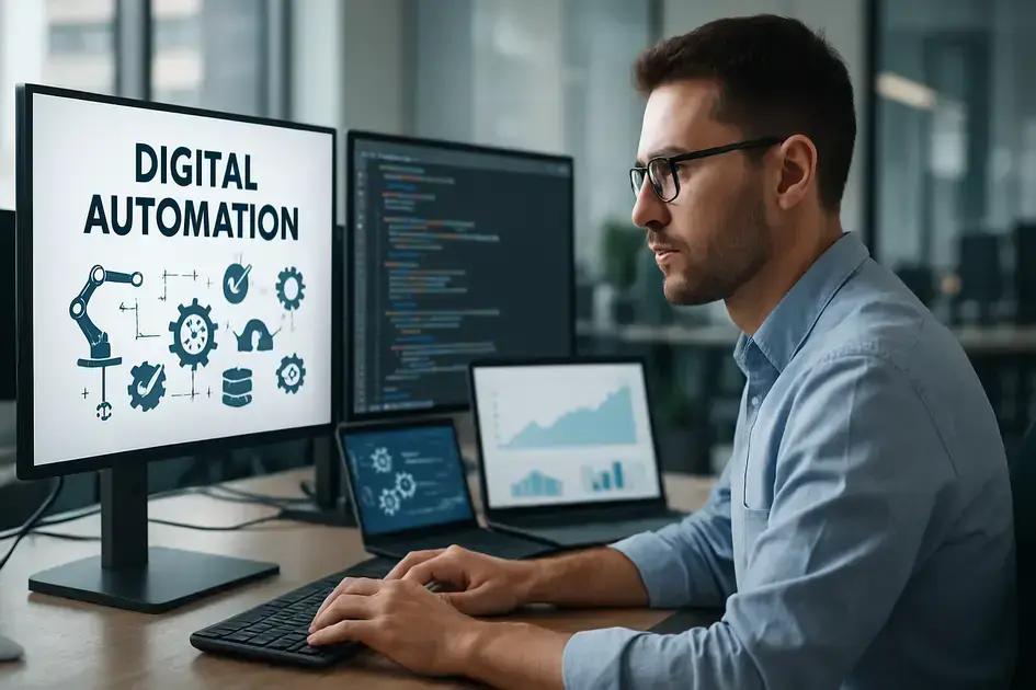 Como funciona a automação com n8n